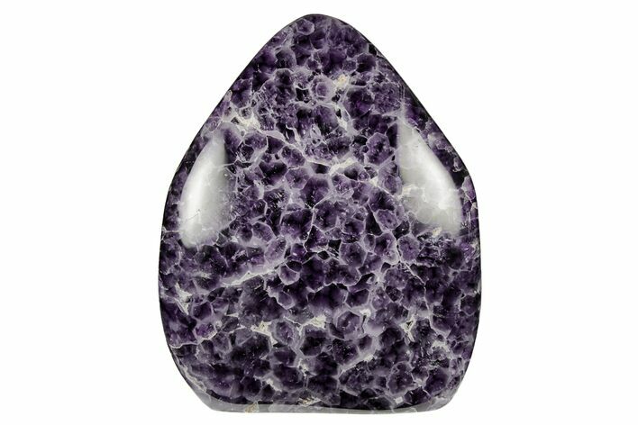 Tall, Free-Standing, Polished Chevron Amethyst - Madagascar #196355